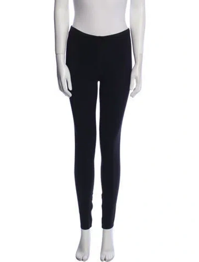 Pre-owned The Row Nylon Skinny Leg Pants In Black