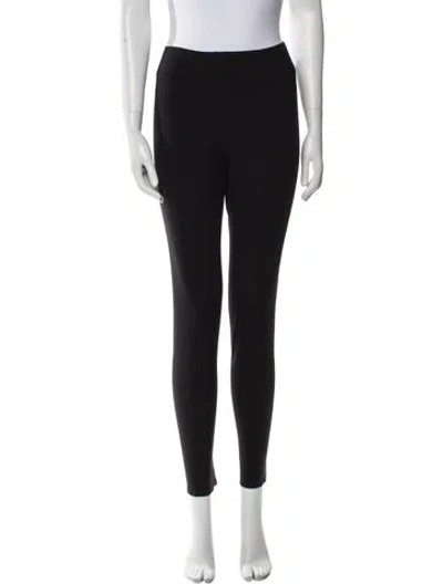 Pre-owned The Row Nylon Skinny Leg Pants In Black