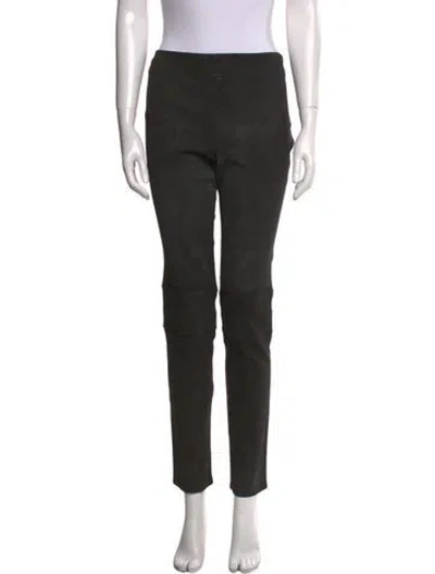 Pre-owned The Row Nylon Skinny Leg Pants In Black