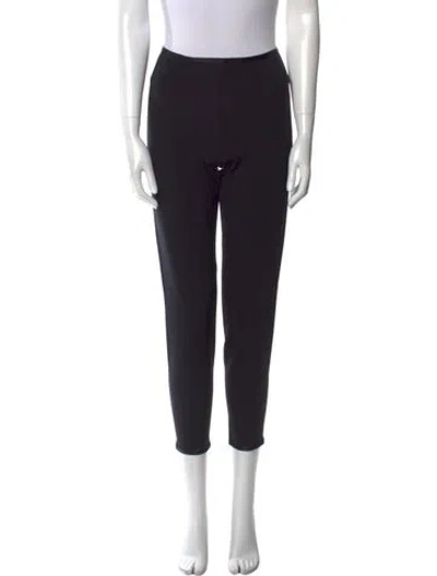 Pre-owned The Row Nylon Skinny Leg Pants In Black