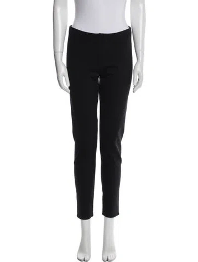 Pre-owned The Row Nylon Skinny Leg Pants In Black