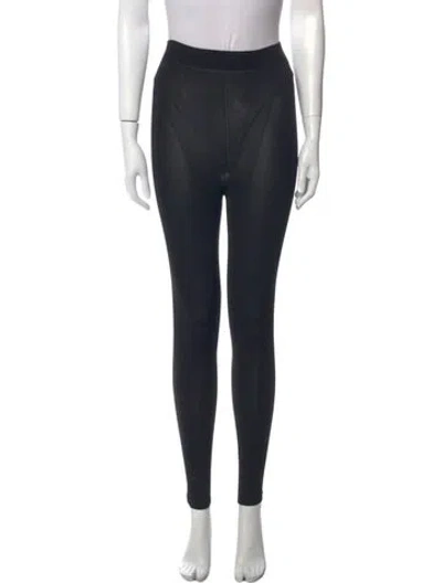 Pre-owned The Row Nylon Skinny Leg Pants In Black