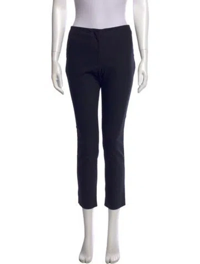 Pre-owned The Row Nylon Skinny Leg Pants In Black