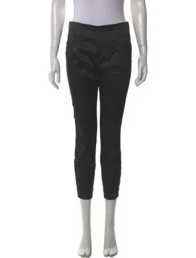 Pre-owned The Row Nylon Skinny Leg Pants In Black