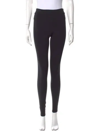 Pre-owned The Row Nylon Skinny Leg Pants In Black