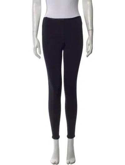 Pre-owned The Row Nylon Skinny Leg Pants In Black