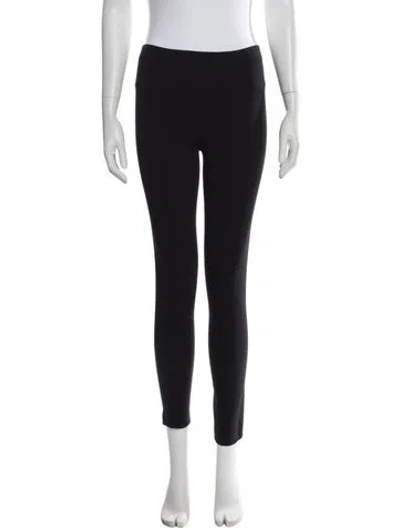 Pre-owned The Row Nylon Skinny Leg Pants In Black
