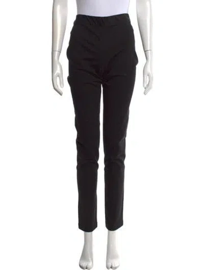 Pre-owned The Row Nylon Skinny Leg Pants In Black
