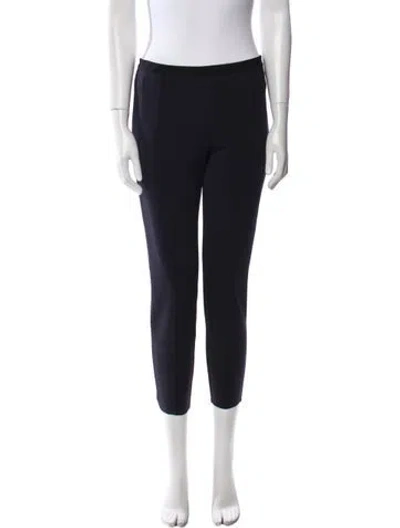 Pre-owned The Row Nylon Skinny Leg Pants In Blue