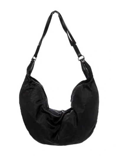 Pre-owned The Row Nylon Sling 15 Hobo In Black