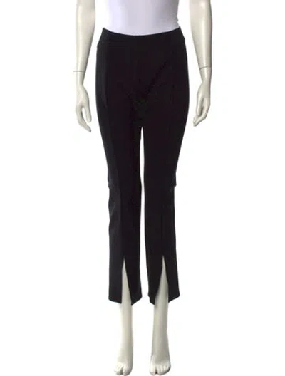 Pre-owned The Row Nylon Straight Leg Pants In Black