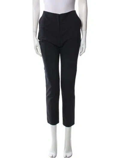 Pre-owned The Row Nylon Straight Leg Pants In Black