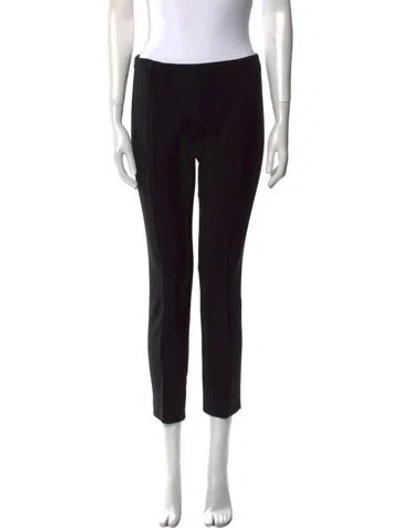 Pre-owned The Row Nylon Straight Leg Pants In Black
