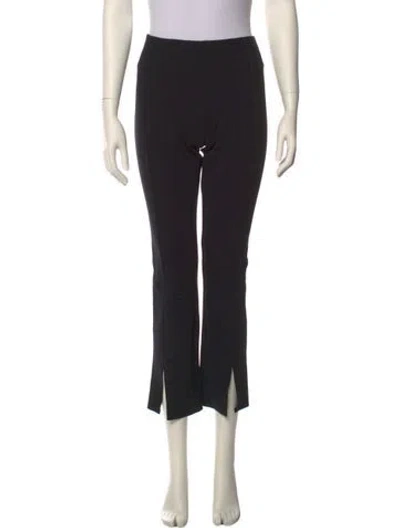 Pre-owned The Row Nylon Straight Leg Pants In Black