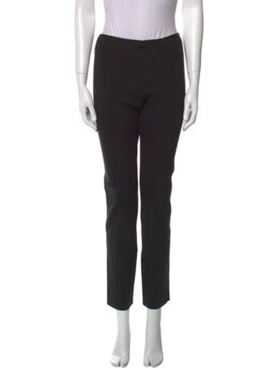 Pre-owned The Row Nylon Straight Leg Pants In Black