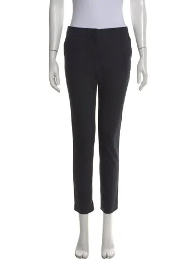 Pre-owned The Row Nylon Straight Leg Pants In Black