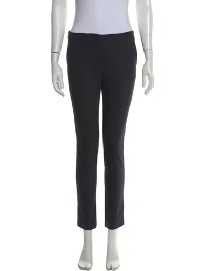 Pre-owned The Row Nylon Straight Leg Pants In Black