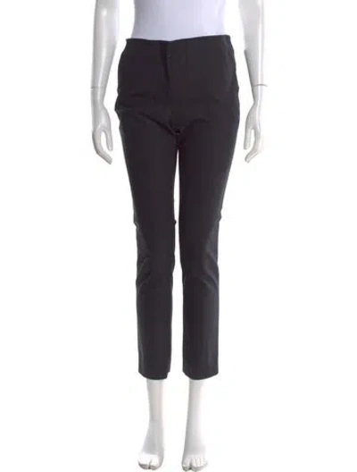 Pre-owned The Row Nylon Straight Leg Pants In Black
