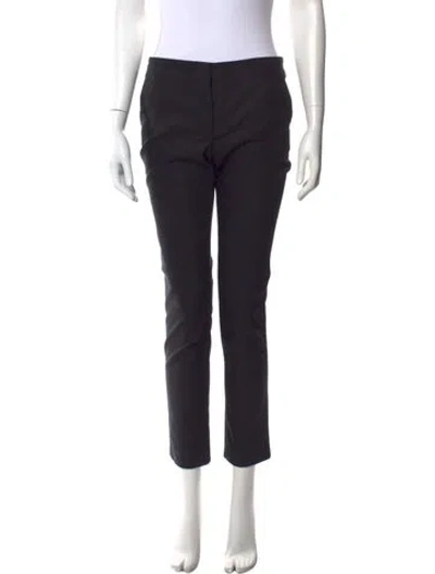Pre-owned The Row Nylon Straight Leg Pants In Black