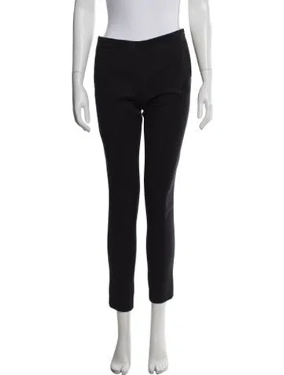 Pre-owned The Row Nylon Straight Leg Pants In Black