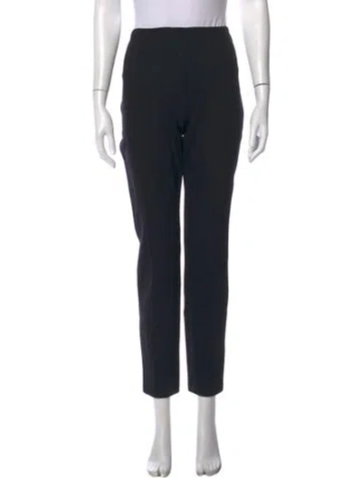 Pre-owned The Row Nylon Straight Leg Pants In Black