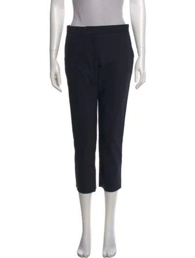 Pre-owned The Row Nylon Straight Leg Pants In Blue