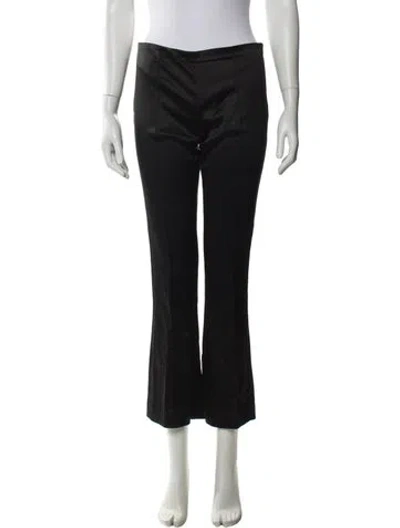 Pre-owned The Row Nylon Wide Leg Pants In Black