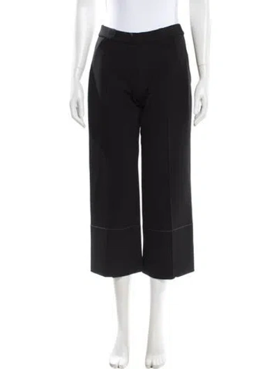 Pre-owned The Row Nylon Wide Leg Pants In Black