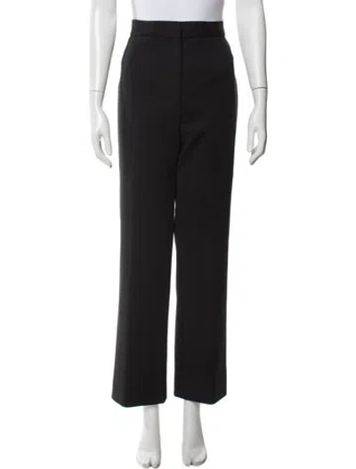 Pre-owned The Row Nylon Wide Leg Pants In Black