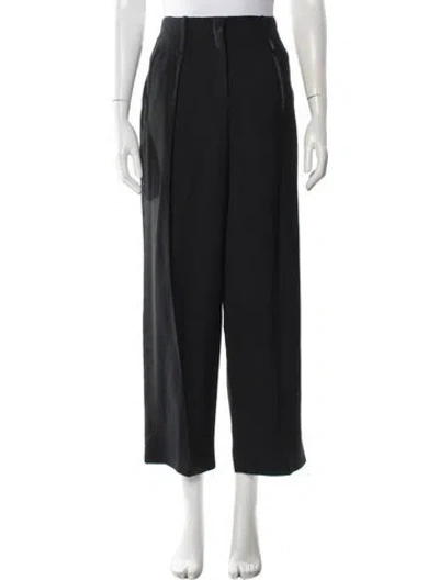Pre-owned The Row Nylon Wide Leg Pants In Black