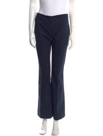 Pre-owned The Row Nylon Wide Leg Pants In Blue