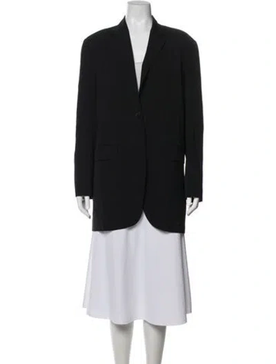 Pre-owned The Row Obine Blazer In Black