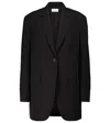 The Row Single-breasted Wool Blazer In Black
