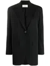 The Row Obine Single-breasted Blazer In Black