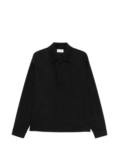 The Row Ofelio Zip-up Jacket In Black