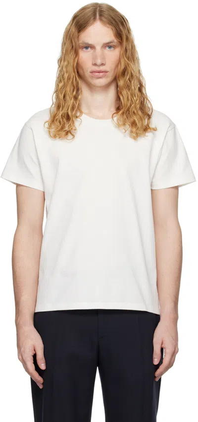 The Row Off-white Blaine T-shirt In Owh Off White