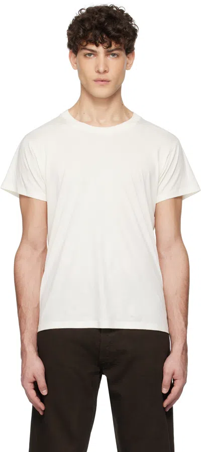 The Row Off-white Blaine T-shirt In Wht White