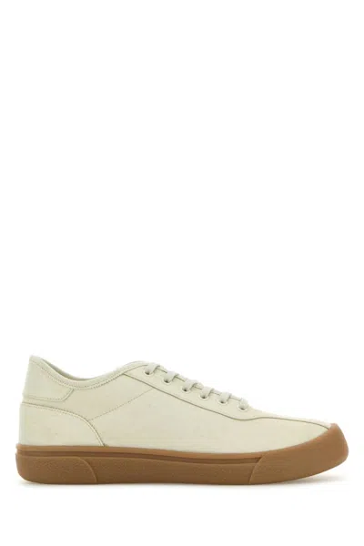 The Row Off White Canvas Sneakers