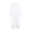 THE ROW OFF WHITE COTTON ELINOR SHIRT DRESS