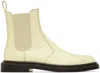 THE ROW OFF-WHITE ELASTIC RANGER BOOTS