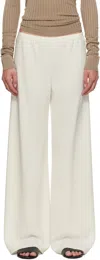 The Row Off-white Gala Trousers