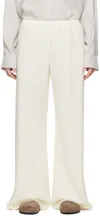 THE ROW OFF-WHITE GALA TROUSERS