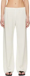 The Row Off-white Gala Trousers In White