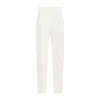The Row Off White Linen Antone Pant