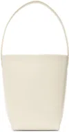 The Row Off-white Small N/s Park Tote In Ivory Shg