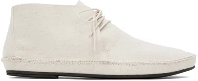 The Row Off-white Tyler Lace-up Derbys In Sand