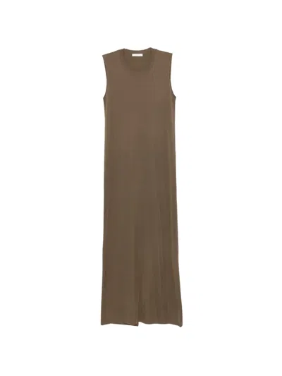 The Row Oiva Dress In Braun