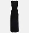The Row Opal Sleeveless Scoop-neck Maxi Dress In Black