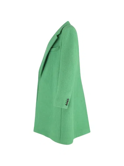 Pre-owned The Row Open Coat In Green
