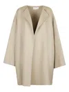 The Row Open-front Coat In Neutral